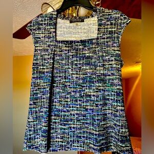 Kasper Square Neck Blouse